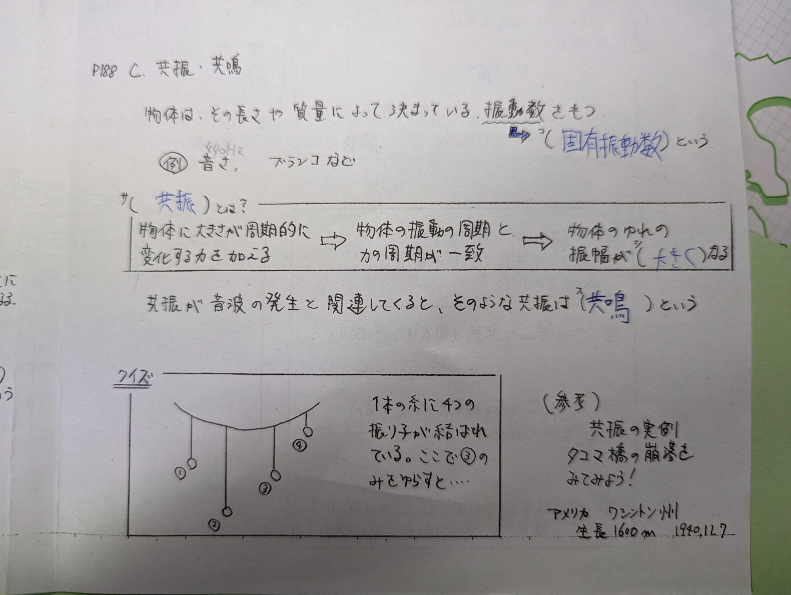 R1物理・共振　共鳴